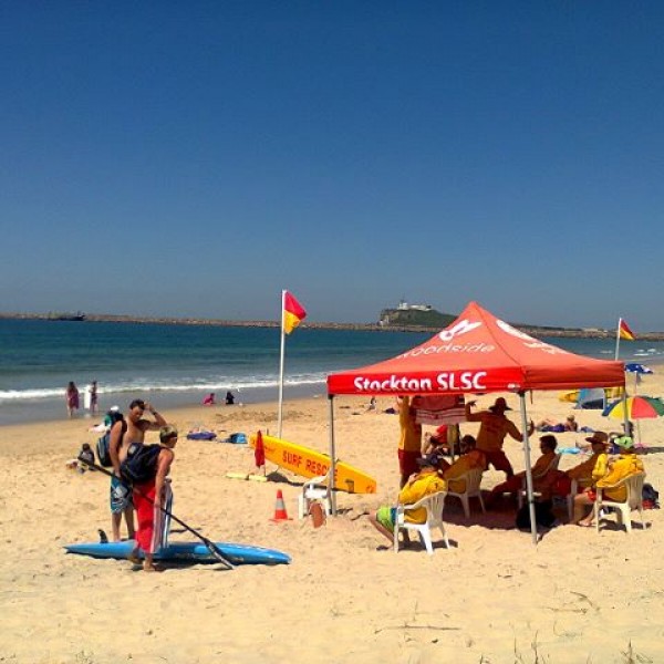 Stockton Beach on a Sunday afternoon